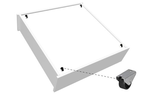 Lit 90x190 Simple Avec Tiroirs De Rangement Malo
