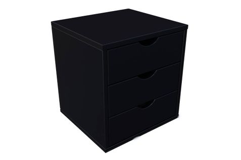 Caisson à Tiroirs 3 En Bois Massif