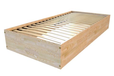 Lit Coffre 90x200 - 1 Place Bois Massif