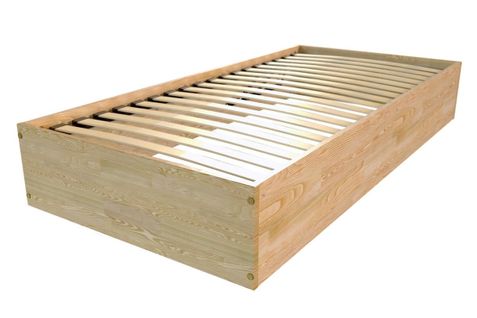 Lit Coffre 90x200 - 1 Place Bois Massif