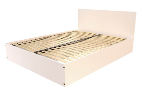 Lit Coffre 2 Places Avec Tête De Lit En Bois - 160x200