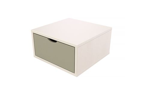 Cube De Rangement Bois 50x50 Cm + Tiroir