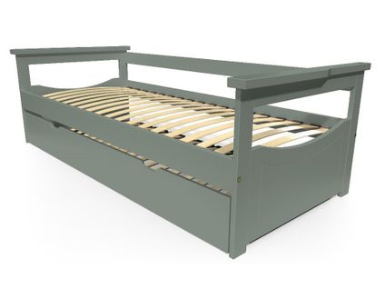 Lit Gigogne 90x200 Topaze Pin Massif