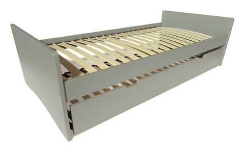 Lit Gigogne 90x200 Abc Pin Massif