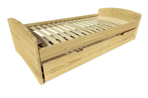 Lit Gigogne 80x200 Happy Pin Massif