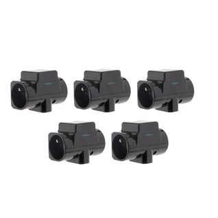 Lot De 5 Triplites Parafoudre 2x16a 2p+t + 1x6a 2p - Noir - Zenitech