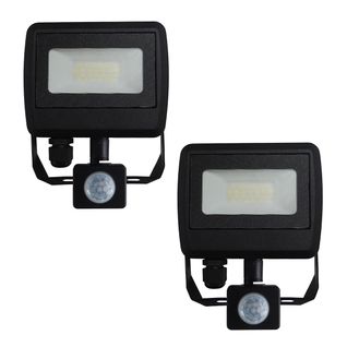 Lot De 2 Projecteurs + Détecteur Mouvement Ip54 1600lm