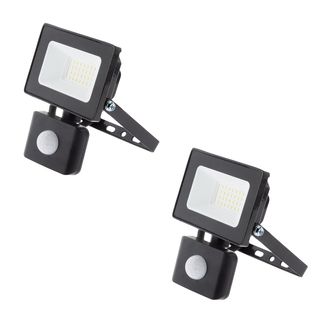 Lot De 2 Projecteurs LED Sensor 10w Ip65 6500k