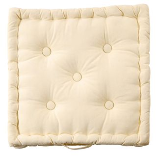 Lot De 2 Coussin Matelas 40x40 Naturel En Coton