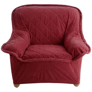 Housse Fauteuil 1 Place Rose Framboise En Polyester