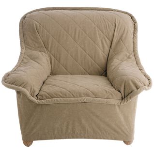 Housse Fauteuil 1 Place Beige Sable En Polyester
