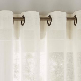 Voilage 150x240 Blanc Écru En Polyester