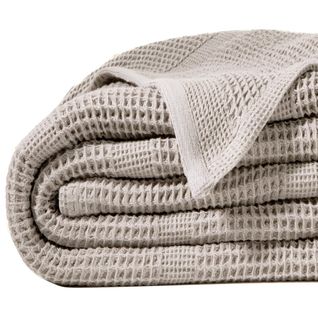 Plaid 150x150 Gris En Coton