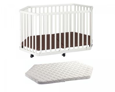 Parc Playpen Blanc Avec Matelas