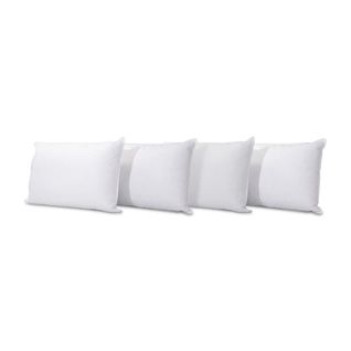 Lot De 4 Oreillers Alaska 50x70 Cm Fibres Creuses Polyester
