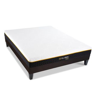 Ensemble Olympe 180x200 Cm Matelas Mousse + Sommier Bois