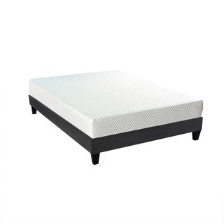 Ensemble Absolu 140x200 Cm Matelas Mousse + Sommier Bois
