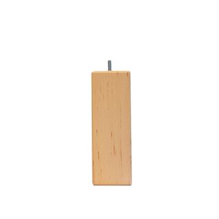 Pied De Lit Carré En Bois Hauteur 10 Cm (vendu à L'unité)