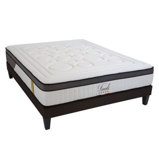 Ensemble Tivoli 180x200 Cm Matelas Mousse + Sommier Bois
