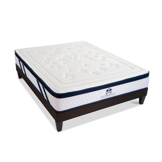 Ensemble Suite Présidentielle 90x200 Cm Matelas Mousse + Sommier Bois