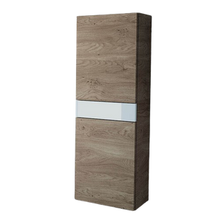 Colonne Suspendue Réversible Kubic En Chêne Naturel 110 Cm - 2 Portes