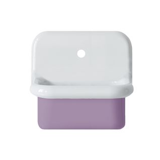 Lavabo Rétro En Céramique 45 Cm - True Colors Lite - Mini Profondeur - Violet Lavande