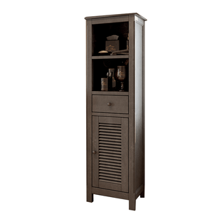 Colonne En Bois 147 Cm Grise - Boho