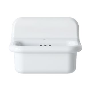 Lavabo Rétro En Céramique 50 Cm - True Colors Lite - Petit Format - Blanc