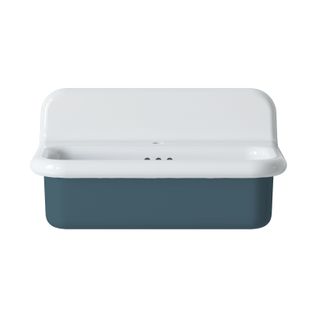 Lavabo Rétro En Céramique 70 Cm - True Colors Lite - Moyen Format - Gris