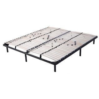 Sommier Résistant à Lattes Réglables + Pieds Inclus 200x200 Cm