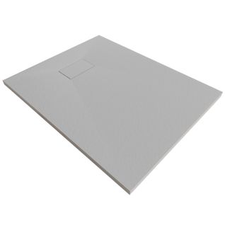 Receveur De Douche Baya 100x120 Cm Gris Extra-plat Aspect Pierre + Bonde