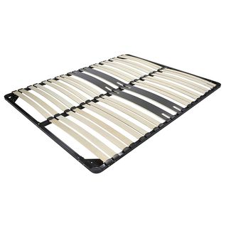 Cama Sommier Ergonomique à Lattes Avec Zone Lombaire Renforcée 200x200 Cm