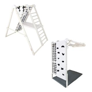 Junior Plus Aire De Jeux D'intérieur Modulable En Bois Pour Enfants Dès 7 Ans    Blanc