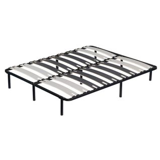 Cuno Sommier à Lattes Larges       140x200 Cm Avec Pieds