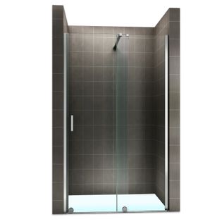 Porte De Douche H200 X 170 Cm Coulissante Verre Transparent 8 Mm Napoli
