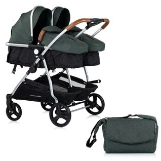 Duo Smart Poussette Jumeaux Ou Enfants Rapprochés Largeur 79 Cm    Vert   Sans Cosy