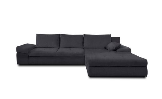 Karl - Canapé D'angle Réversible Convertible - Avec Coffre - 5 Places - Style Contemporain