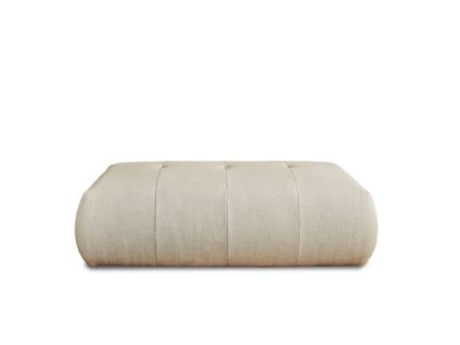 Onyx - Pouf Modulable - En Tissu Beige