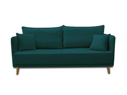 Grenat - Canapé 3 Places Fixe - En Velours