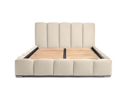 Torreon - Lit Coffre - 180x200 - Sommier Inclus - En Velours