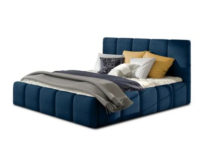 Lucea - Lit Coffre - 160x200 - Sommier Inclus - En Velours