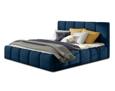 Lucea - Lit Coffre - 180x200 - Sommier Inclus - En Velours