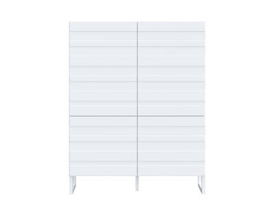 Sofia - Buffet Haut - Blanc Mat - 140x110 Cm