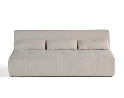 Onyx - Canapé Droit 3 Places - En Velours Côtelé