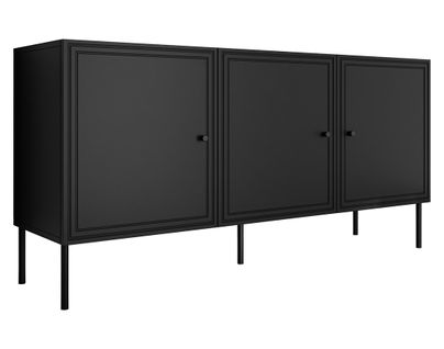 Lavaggi - Buffet Bas - 150 Cm Noir