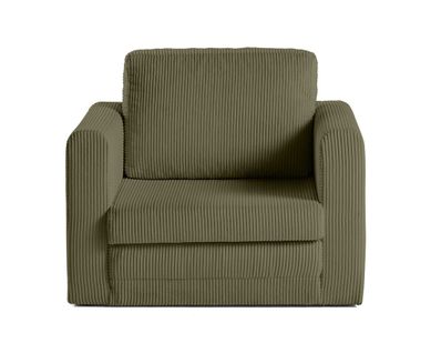 Marilia - Fauteuil - Convertible Déplimousse - En Velours Côtelé