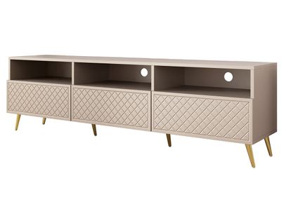 Sorolla - Meuble TV - 3 Tiroirs Et 3 Niches - 195 Cm