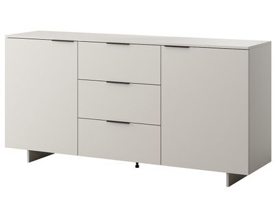 Canterbury - Buffet Bas - Beige - 3 Tiroirs Et 2 Portes - 180 Cm