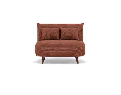 Lumi - Banquette Convertible Clic-clac 1 Place En Velours Côtelé