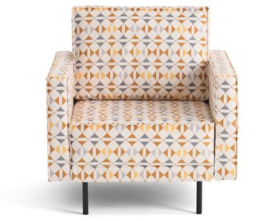 Charlie - Fauteuil Motif Graphique En Tissu